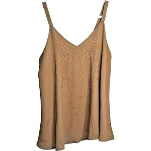 BOBEAU Women's Laser Cut Tank Top